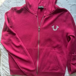 True Religion Womens Pink Hoodie
